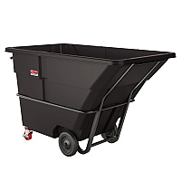 2 cu yd Standard Duty Tilt Truck, Forkliftable Frame, 1,400 lb Capacity, Black (RMTTSD200D)