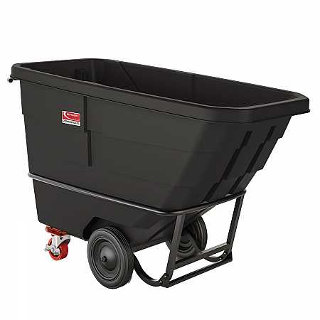 0.75 cu yd Standard Duty Tilt Truck, 1,300 lb Capacity, Black (RMTTSD75D)
