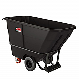 0.5 cu yd Standard Duty Tilt Truck, 800 lb Capacity, Black (RMTTSD50D)