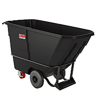 0.5 cu yd Heavy Duty Tilt Truck, 1,350 lb Capacity, Black (RMTTHD50D)