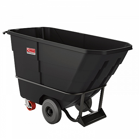 0.5 cu yd Heavy Duty Tilt Truck, 1,350 lb Capacity, Black (RMTTHD50D)