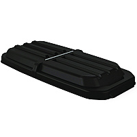 3/4 Cubic Yard Tilt Truck Lid, 31.69 x 67 x 6.9, Black (RMTT75LID)