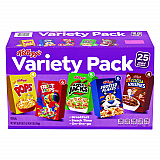 Cereal Assortment Pack, Assorted Flavors, Single Serve Box, 25/Carton (22002287)