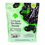 Thin Mints Pretzels, Mint Chocolate, 20 oz Bag (22002340)