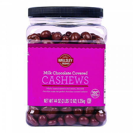 Milk Chocolate Covered Cashews, 44 oz Jar (22002346)