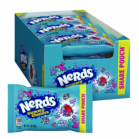 Very Berry Clusters Share Pack, Berry, 3 oz Packet, 12/Carton (22002361)
