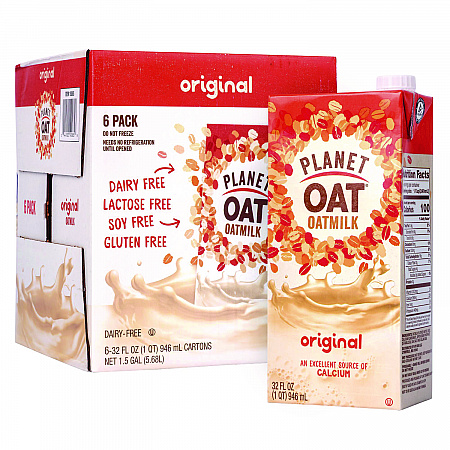 Original Oat Milk Cartons, 32 oz Carton, 6/Carton (22002375)