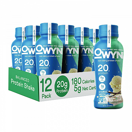 20 g Protein Drink, Vanilla, 12 oz Bottle, 12/Carton (38200002)