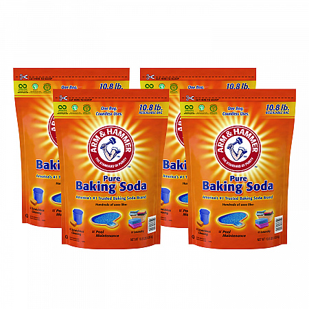 Baking Soda, 10.8 lbs Bag, 4/Carton (3320000341)