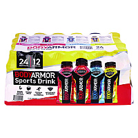BASE Sports Drink Variety Pack, Assorted Flavors, 12 oz Bottle, 24/Carton (22002381)