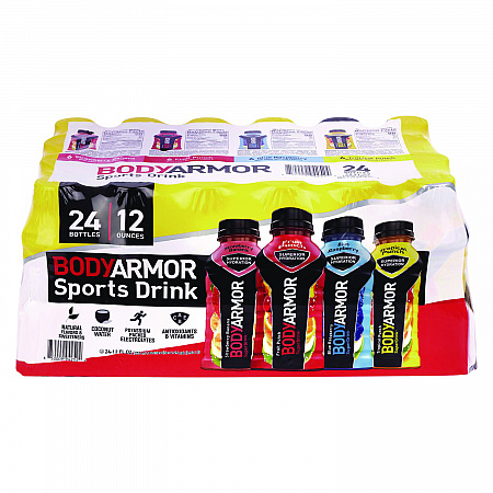 BASE Sports Drink Variety Pack, Assorted Flavors, 12 oz Bottle, 24/Carton (22002381)