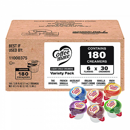 Variety Pack, Assorted Flavors, 0.38 oz Mini Cups, 180/Carton (60003005)
