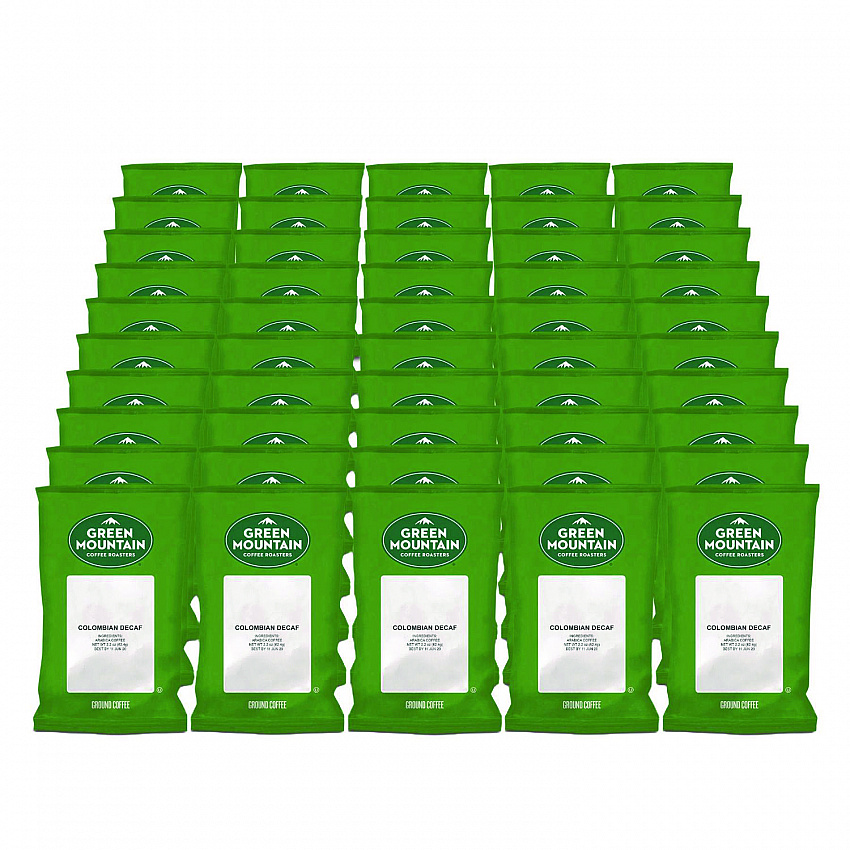 Colombian Decaf Coffee Fraction Packs, 2.2oz, 50/Carton (5531)