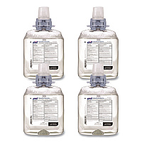 Advanced Hand Sanitizer Foam, For CS4 and FMX-12 Dispensers, 1,200 mL Refill, Unscented, 4/Carton (519204CT)