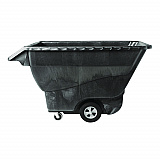 1 cu yd Structural Foam Tilt Truck, Standard Duty, 1,250 lb Capacity, Black (9T15BLA)