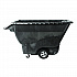 1 cu yd Structural Foam Tilt Truck, Standard Duty, 1,250 lb Capacity, Black (9T15BLA)