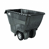 0.75 cu yd Structural Foam Tilt Truck, Standard Duty, 1,000 lb Capacity, Black (1013BLA)