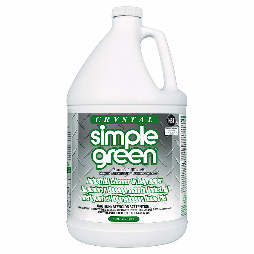 Crystal Industrial Cleaner/Degreaser, 1 gal Bottle, 6/Carton (19128)
