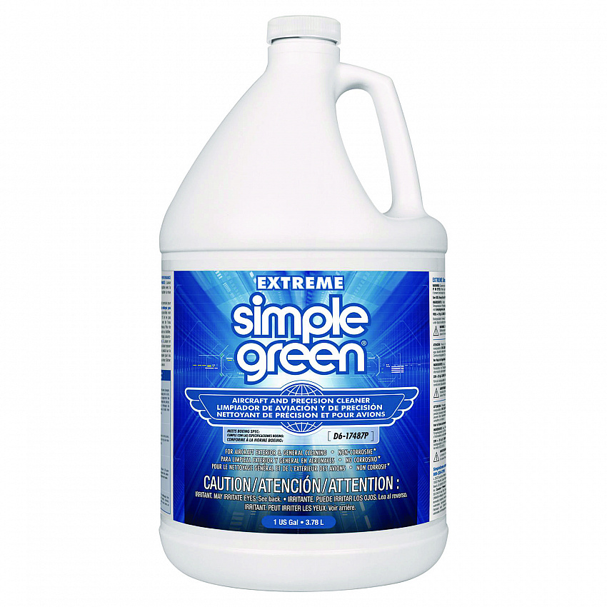 Extreme Aircraft and Precision Equipment Cleaner, 1 gal Bottle, 4/Carton (13406)