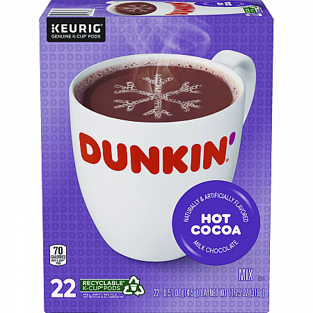 Milk Chocolate Hot Cocoa K-Cup Pods, 22/Box (1261)