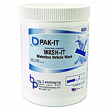 Wash It Waterless Vehicle Wash, Breezy Scent, 20 Water-Soluble Packets/Jar, 12/Carton (5555202240CT)