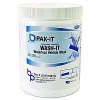 Wash It Waterless Vehicle Wash, Breezy Scent, 20 Water-Soluble Packets/Jar, 12/Carton (5555202240CT)
