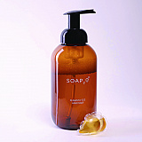 Eco Plastic Soap Dispenser, 500 mL, Brown (S2OHS500FEA)