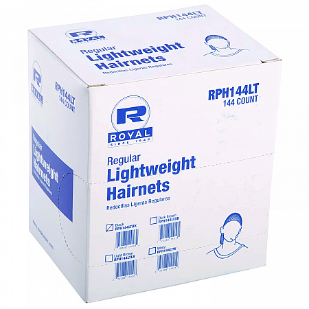 Lightweight Latex-Free Hairnets, Nylon, 24
