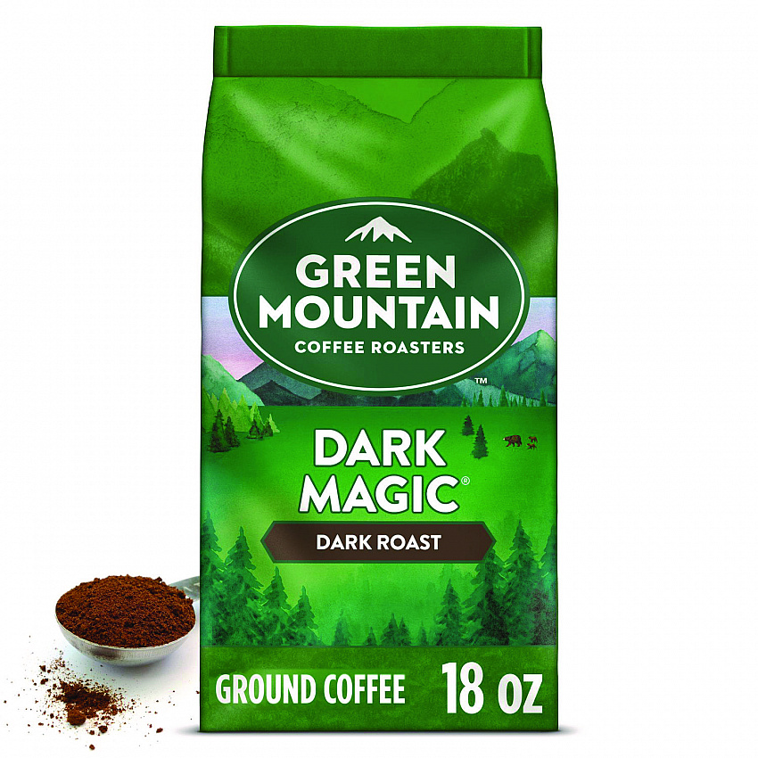 Dark Magic Ground Coffee, 18 oz Bag (7134EA)
