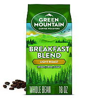 Breakfast Blend Whole Bean Coffee, 18 oz Bag (7567EA)