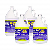 Clean Finish Disinfectant Cleaner, Herbal Scent, 1 gal Bottle, 4/Carton (01128)