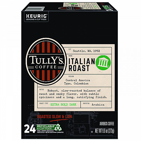 Italian Roast Coffee K-Cups, 24/Box (193019)