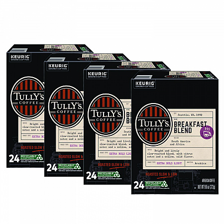Breakfast Blend Coffee K-Cups, 96/Carton (192719CT)