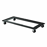 File Cabinet Dolly, 1,000 lb Capacity, 42 x 24 x 4, Black (15030)