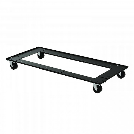 File Cabinet Dolly, 1,000 lb Capacity, 42 x 24 x 4, Black (15030)