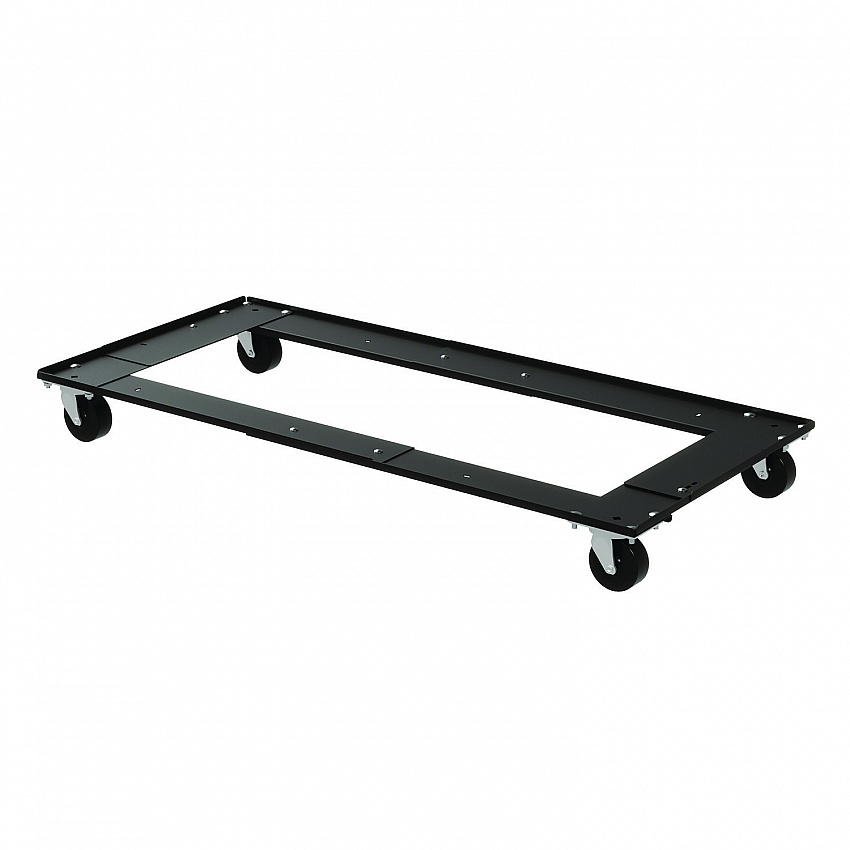 File Cabinet Dolly, 1,000 lb Capacity, 42 x 24 x 4, Black (15030)