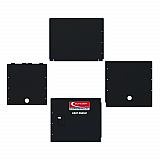 Utility Cart Shield, 26" x 45" for PUCSD2645, PUCHD2645, Steel, Black (PUCCS2645)