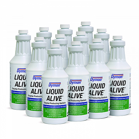 LIQUID ALIVE Enzyme Producing Bacteria, 32 oz Bottle, 12/Carton (23332)