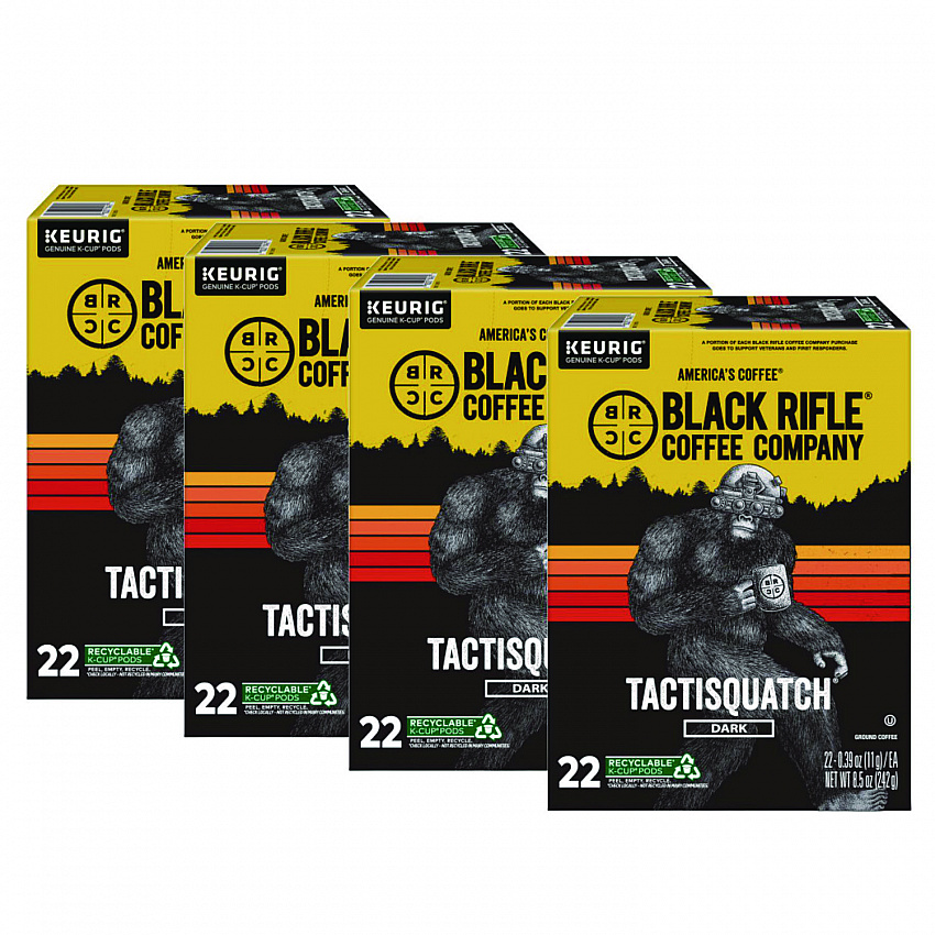 Tactisquatch Coffee K-Cups, 88/Carton (0490CT)