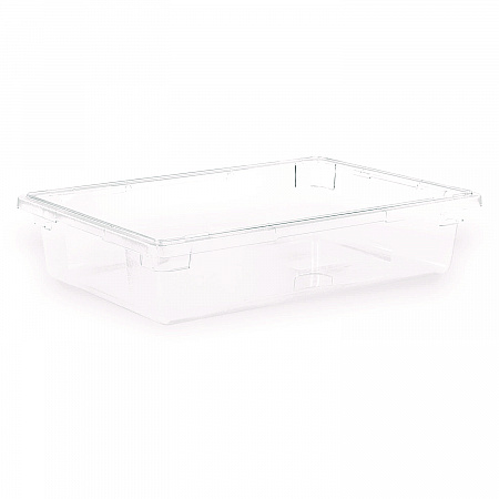 StorPlus Polycarbonate Food Storage Container, 8.5 gal, 18 x 26 x 6, Clear, Plastic (1062107)