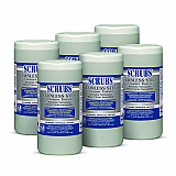 Stainless Steel Cleaner Towels, 1-Ply, 9.75 x 10.5, Lemon Scent, 30/Canister, 6 Canisters/Carton (91930CT)