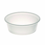 Plastic Portion Cup, 1.5 oz, Translucent, 125/Sleeve, 20 Sleeves/Carton (SPP150)