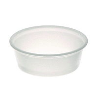Plastic Portion Cup, 1.5 oz, Translucent, 125/Sleeve, 20 Sleeves/Carton (SPP150)