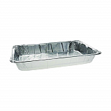 Aluminum Steam Table Pan, Full-Size Deep, 3.4" Deep, 19.6 x 11.6, 40/Carton (Y6050XH)