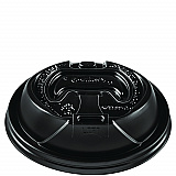 Optima Reclosable Lids for Hot Paper Cups, Fits 12 oz to 24 oz Hot Cups, Plastic, Black, 1,200/Carton (OPT1224TGB)