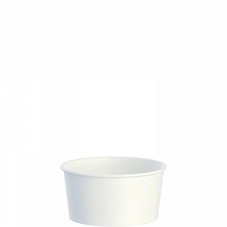 Double Poly Paper Food Container, 6 oz, 3.83
