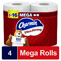 Ultra Strong Bathroom Tissue, Septic Safe, 2-Ply, White, 220 Sheets/Roll, 4 Rolls/Pack, 8 Packs/Carton (13220)