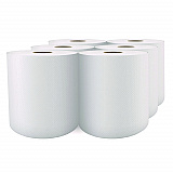 Select Roll Paper Towels, 1-Ply, 7.88" x 1,000 ft, White, 6/Carton (H101)