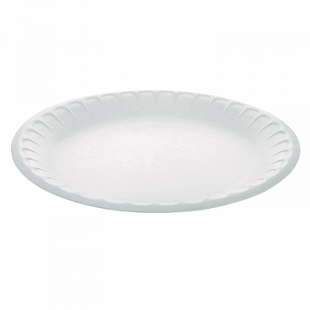 Placesetter Satin Non-Laminated Economy Foam Dinnerware, Plate, 9