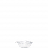ClearPac SafeSeal Tamper-Resistant/Evident Containers, Flat Lid, 4 oz, 3.72 x 4.2 x 1.41, Clear, 100/Pack, 4 Packs/Carton (CH4DEF)